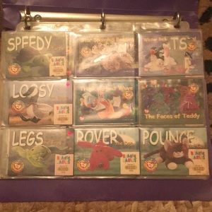 Beanie baby cards on cards